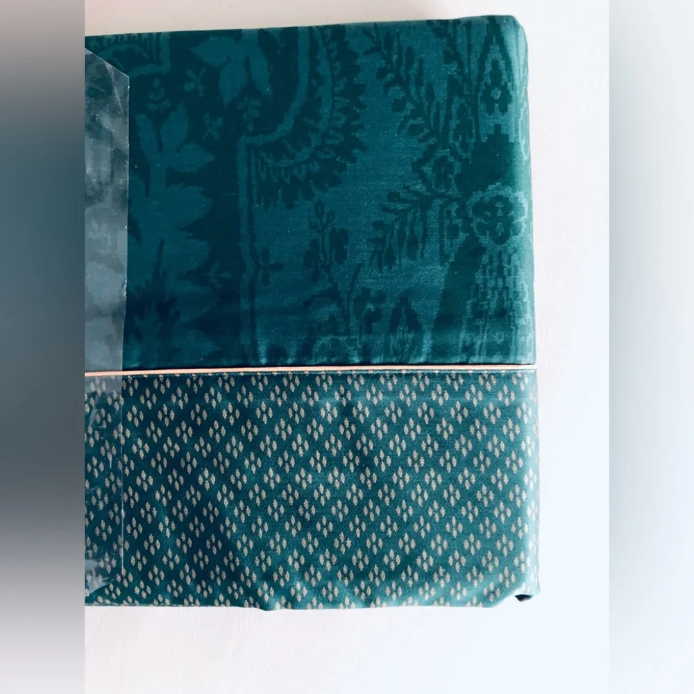 MANON Egyptian 100%Cotton King Flat Sheet Vintage Luxury Royal Sateen New in box - Picture 7 of 13